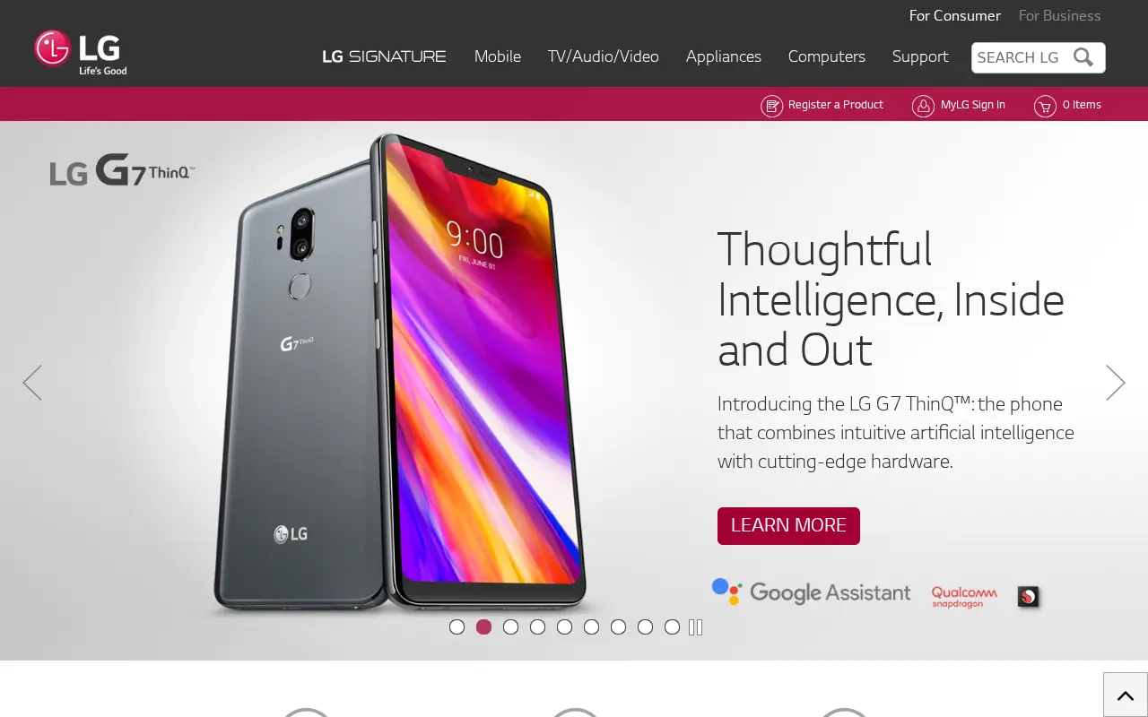 lge.com in 2018