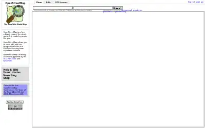 openstreetmap.org in 2007