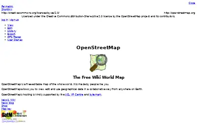 openstreetmap.org in 2009