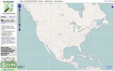openstreetmap.org in 2011