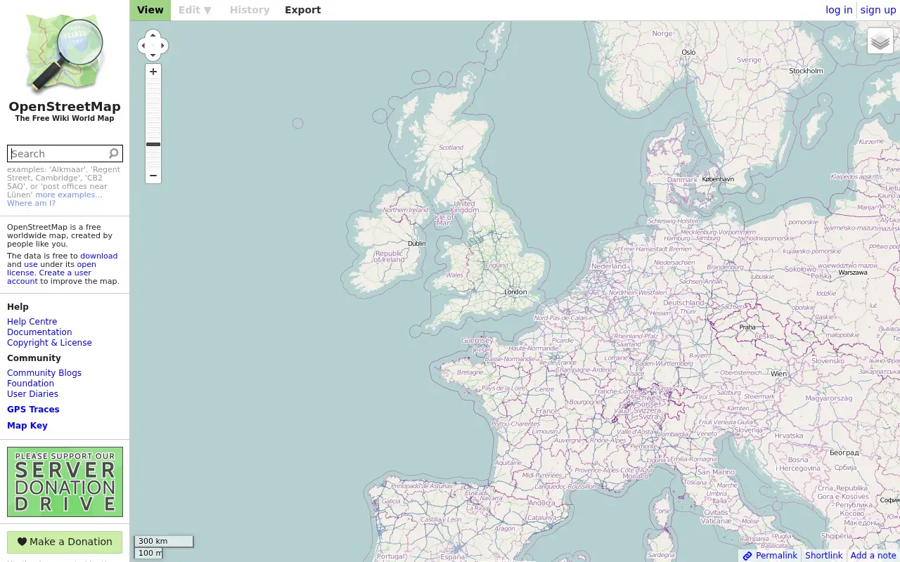 openstreetmap.org in 2013