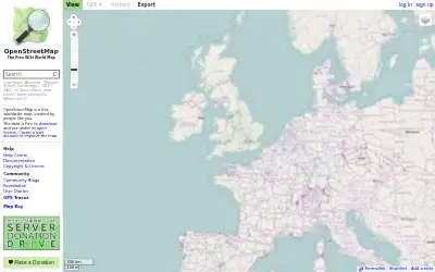 openstreetmap.org in 2013