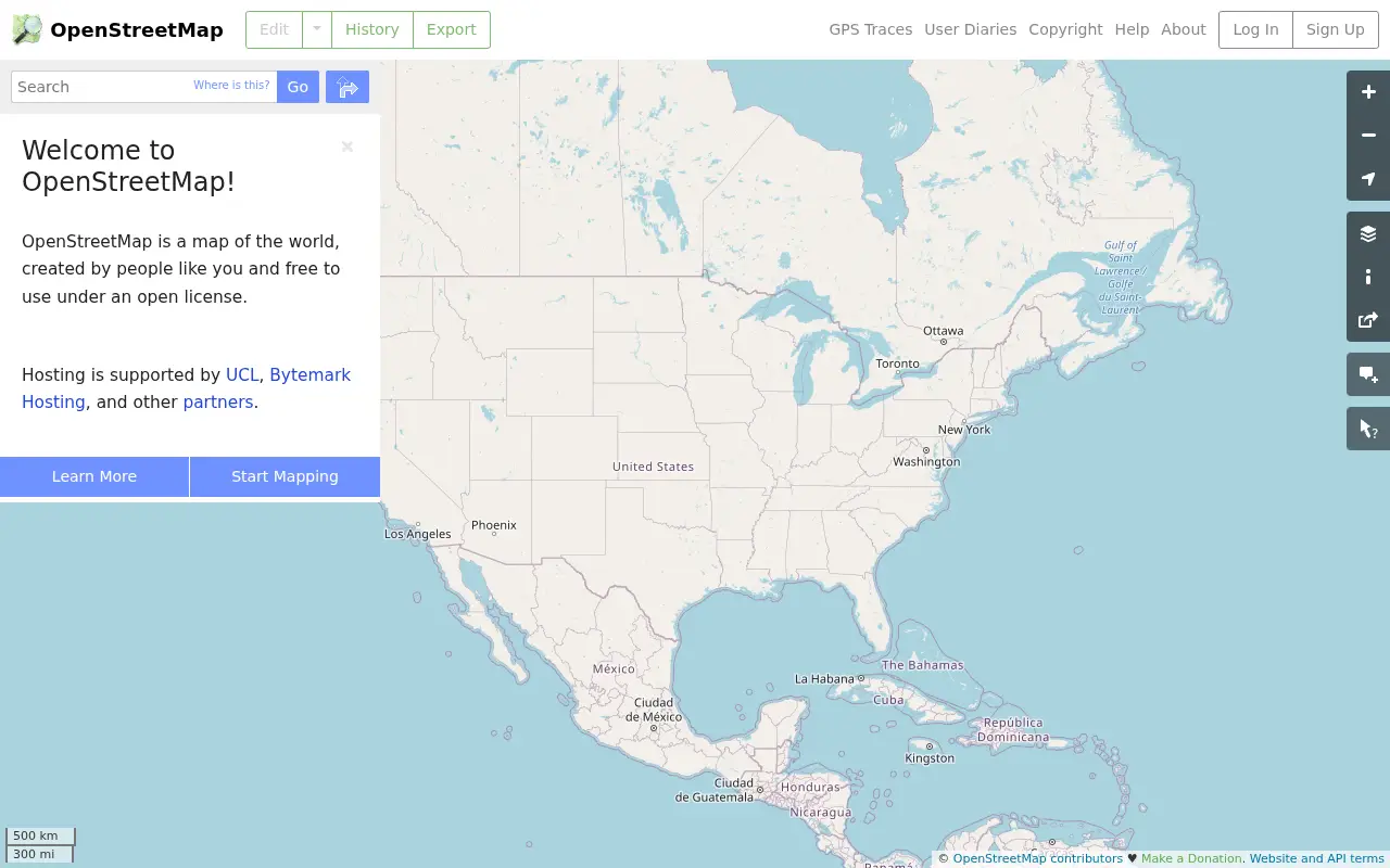 openstreetmap.org in 2020