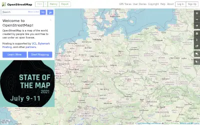 openstreetmap.org in 2021