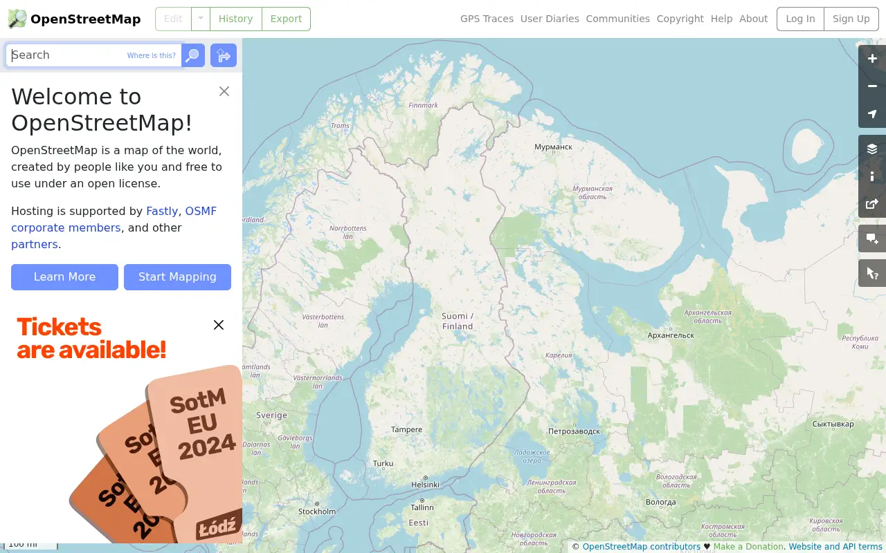openstreetmap.org in 2024