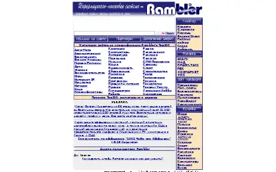 rambler.ru in 1999