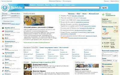 rambler.ru in 2010