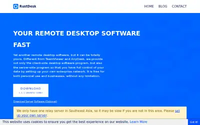 rustdesk.com in 2021