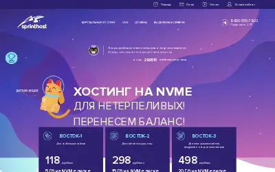 sprinthost.ru in 2020