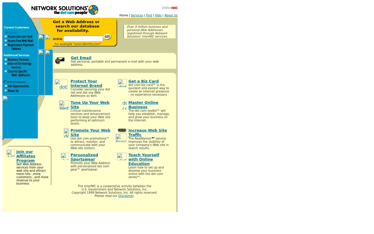 worldnic.com in 1999