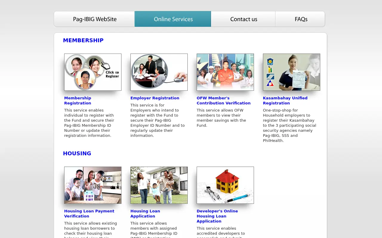 pagibigfundservices.com in 2018