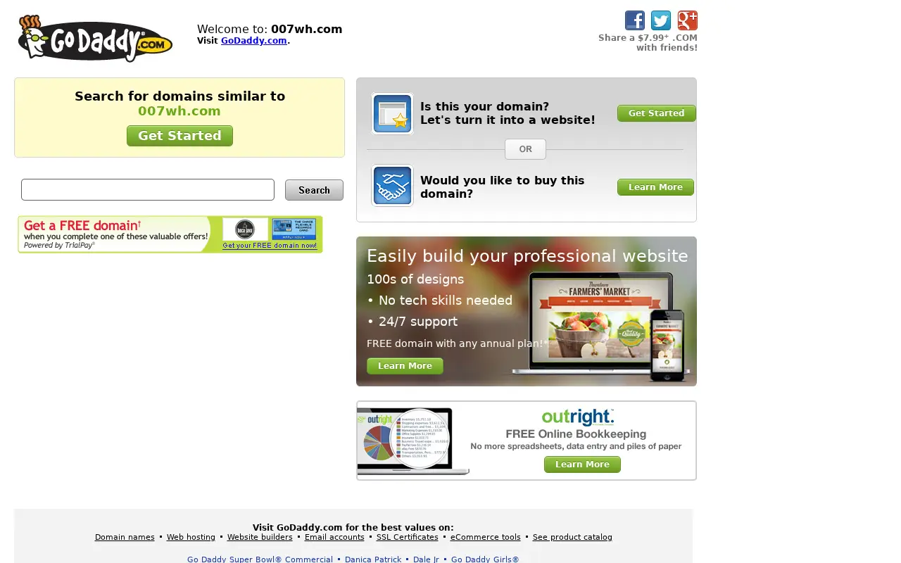 007wh.com in 2013