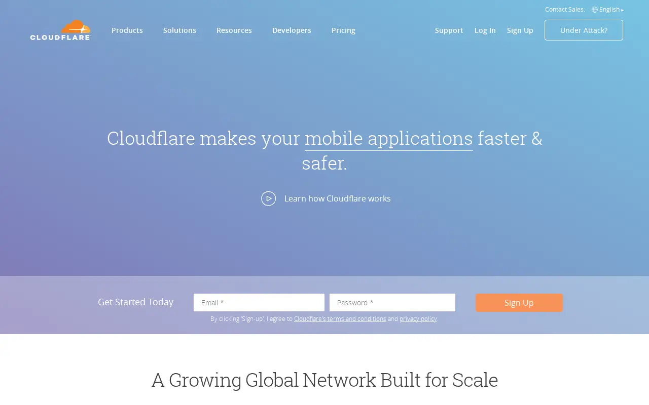 cloudflare.com in 2018