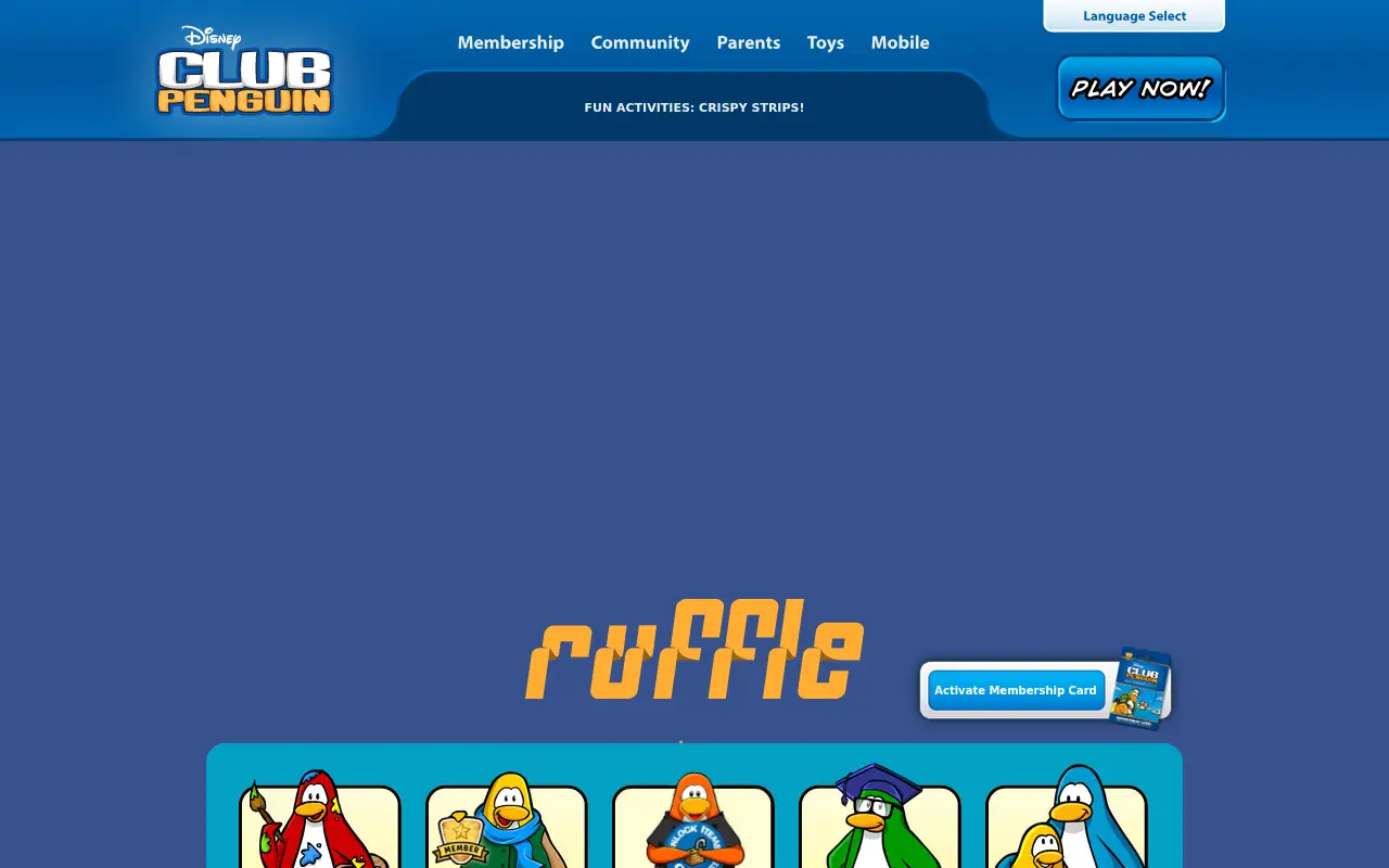 clubpenguin.com in 2012