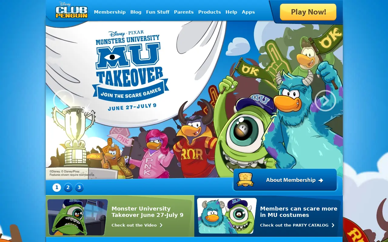 clubpenguin.com in 2013