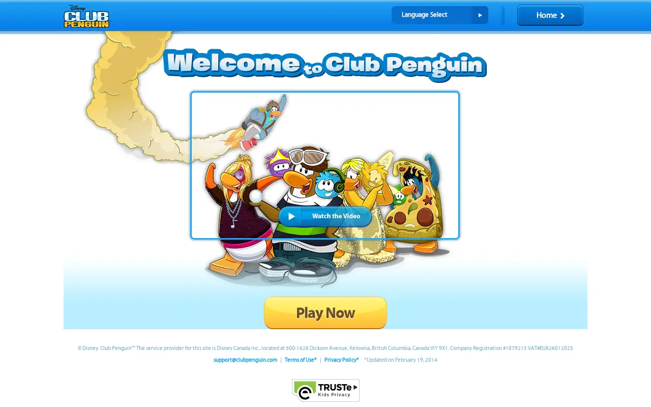 clubpenguin.com in 2014