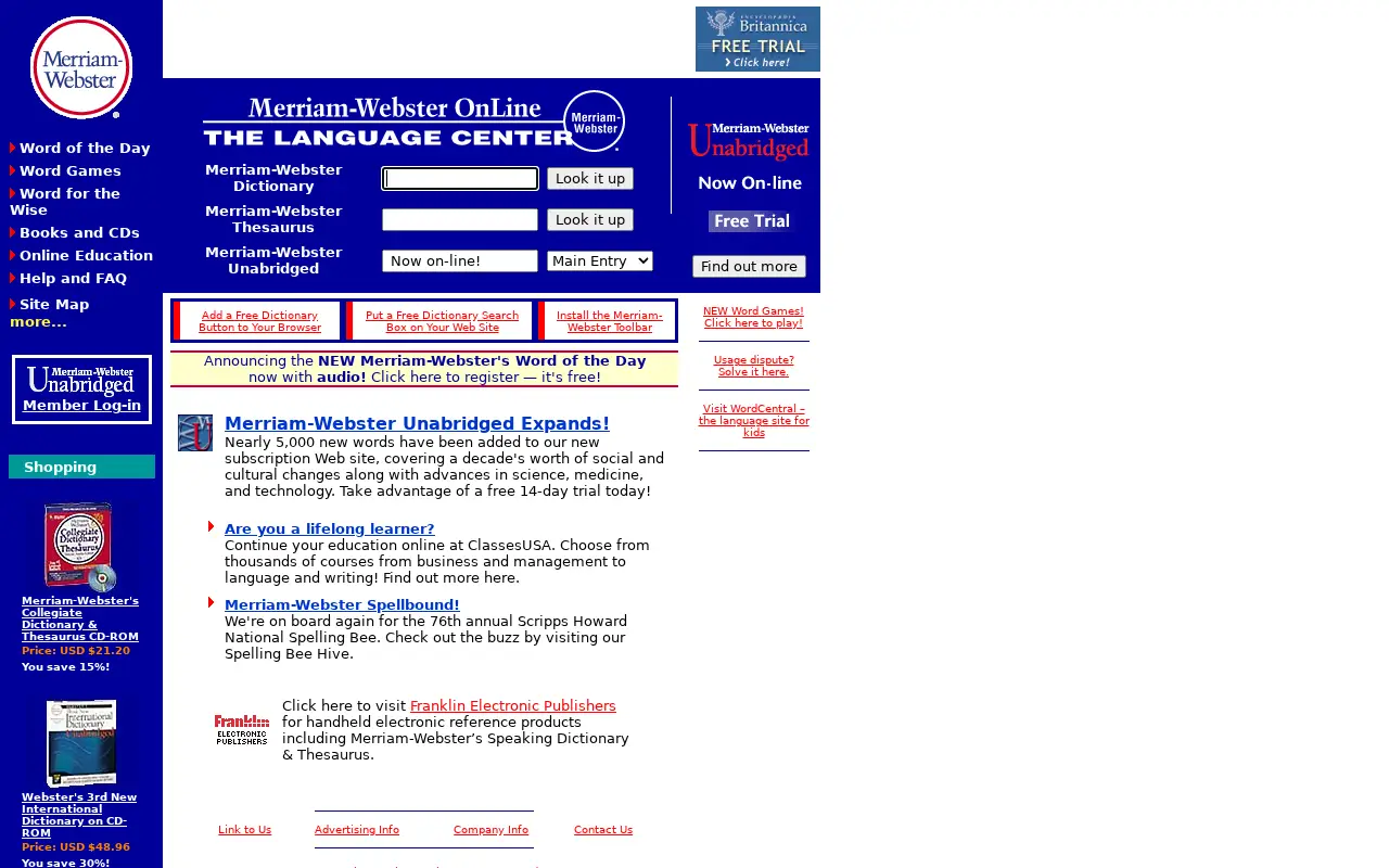 merriam-webster.com on June 24, 2003