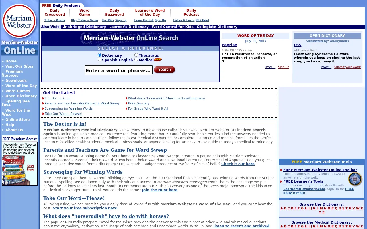 merriam-webster.com in 2007