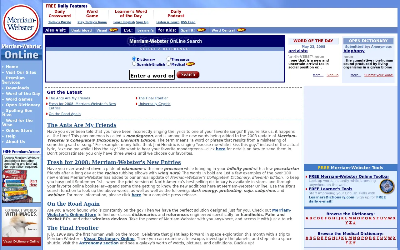 merriam-webster.com in 2008