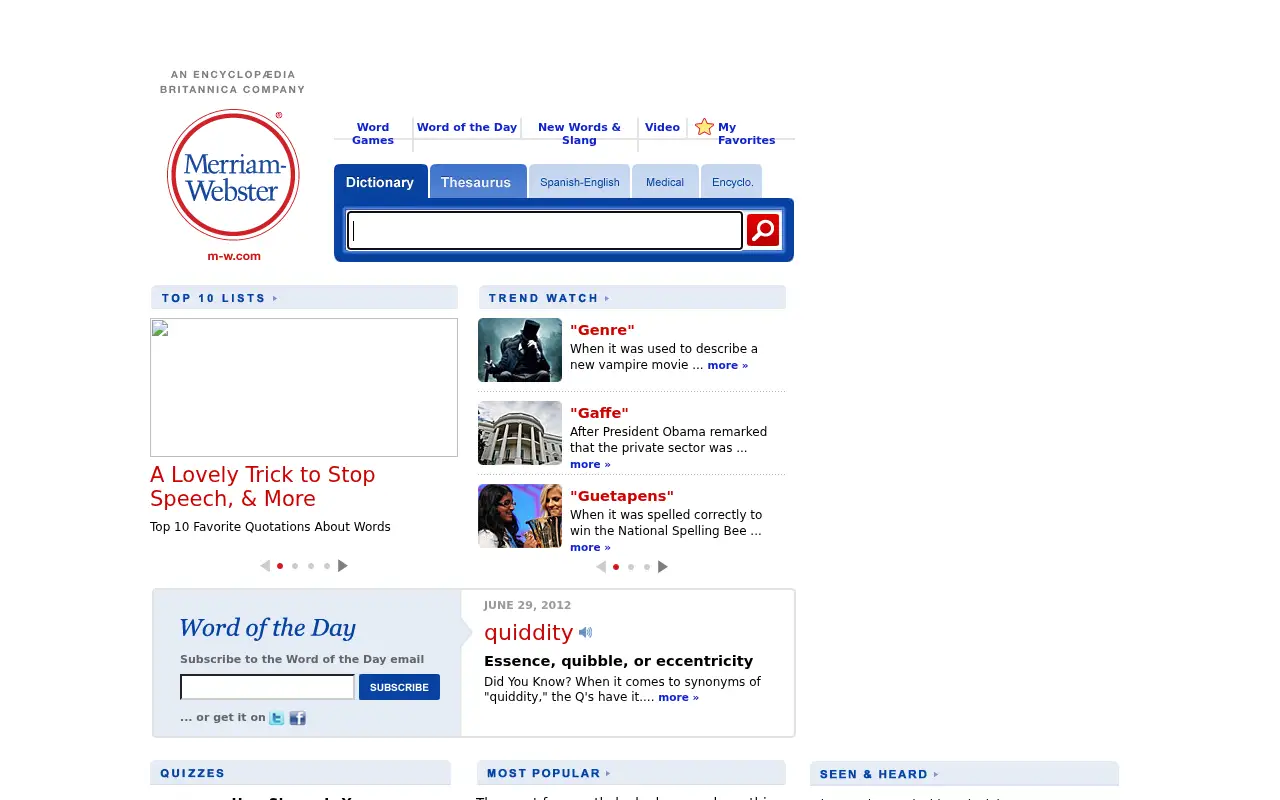 merriam-webster.com on July 1, 2012