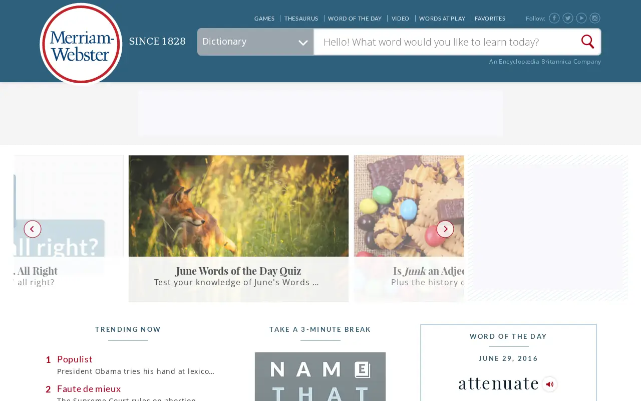 merriam-webster.com in 2016