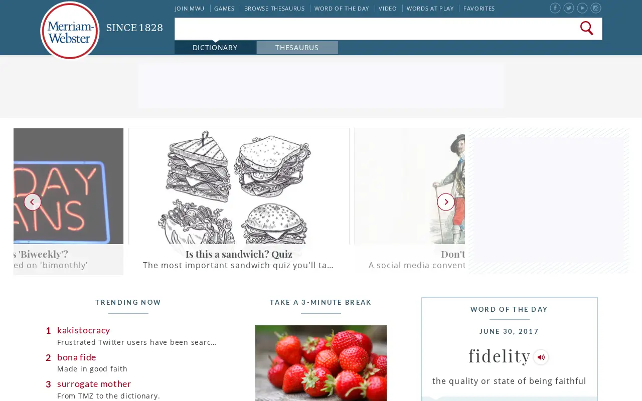 merriam-webster.com on July 1, 2017