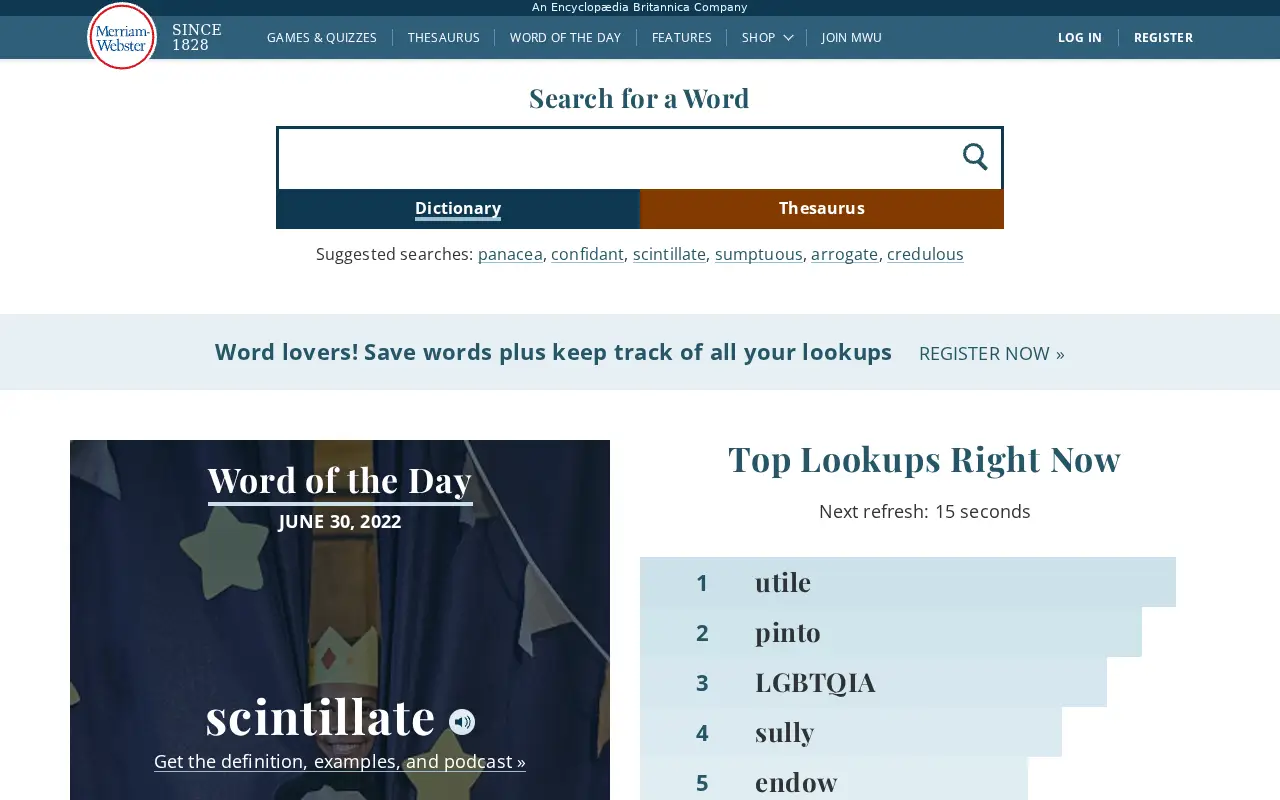 merriam-webster.com in 2022