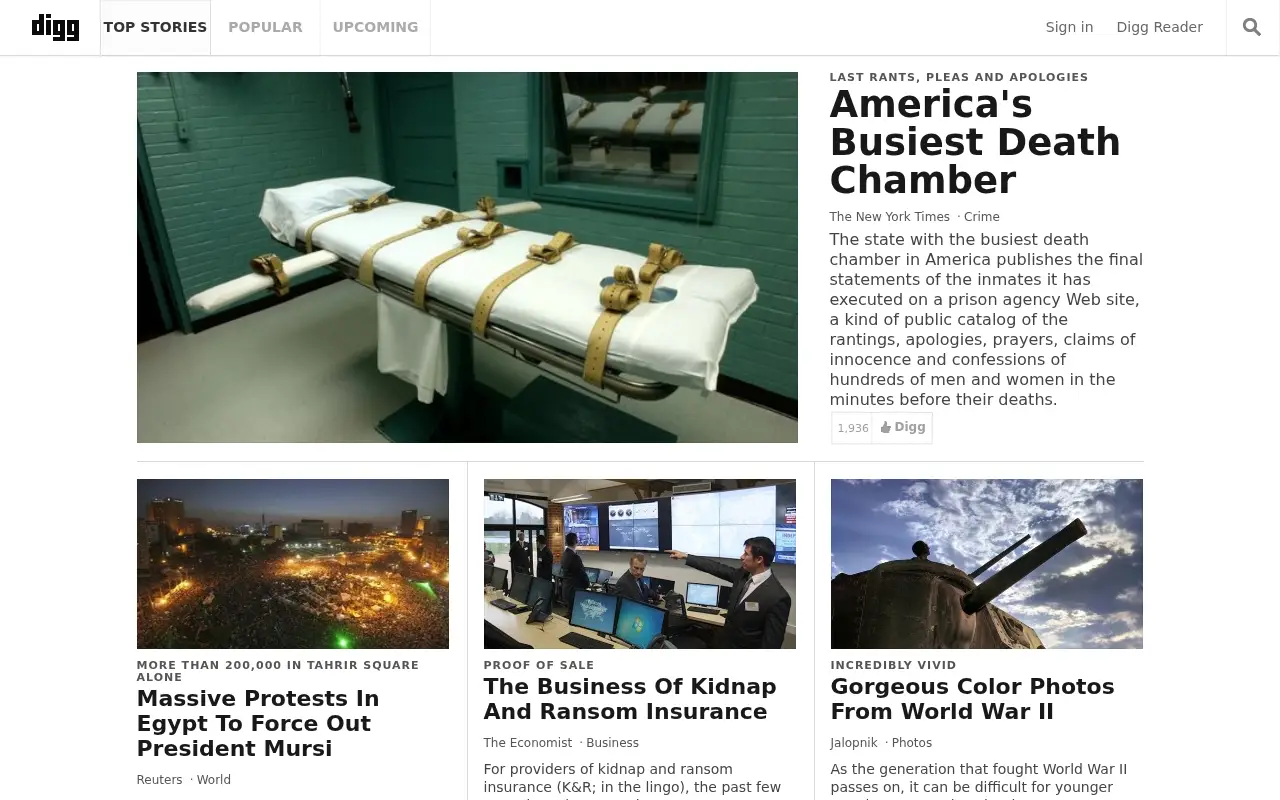 digg.com on June 30, 2013