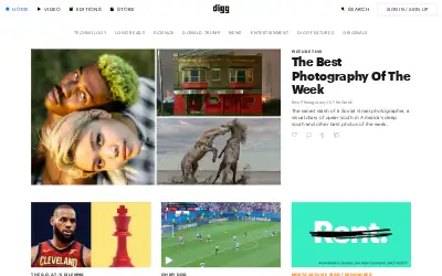 digg.com in 2018