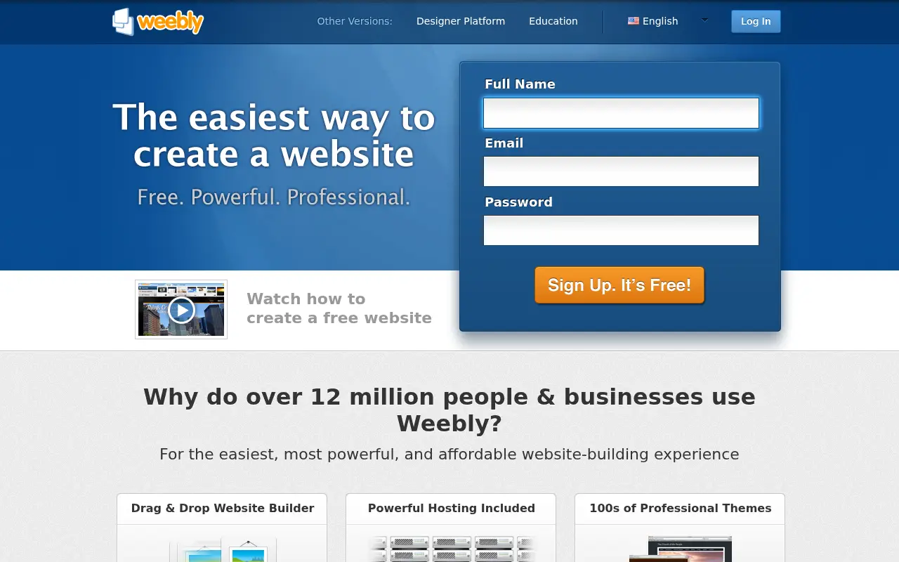 weebly.com in 2012