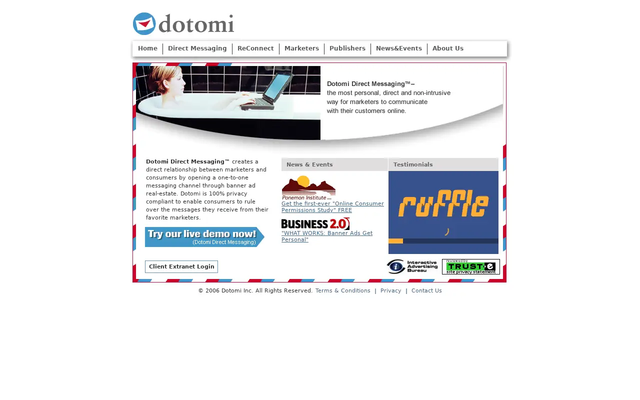 dotomi.com in 2006