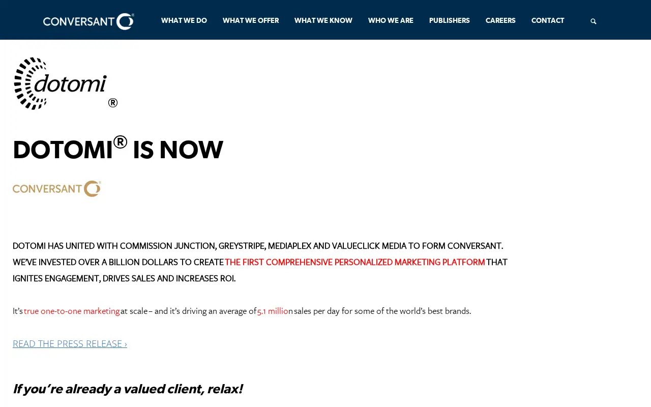 dotomi.com on June 30, 2018