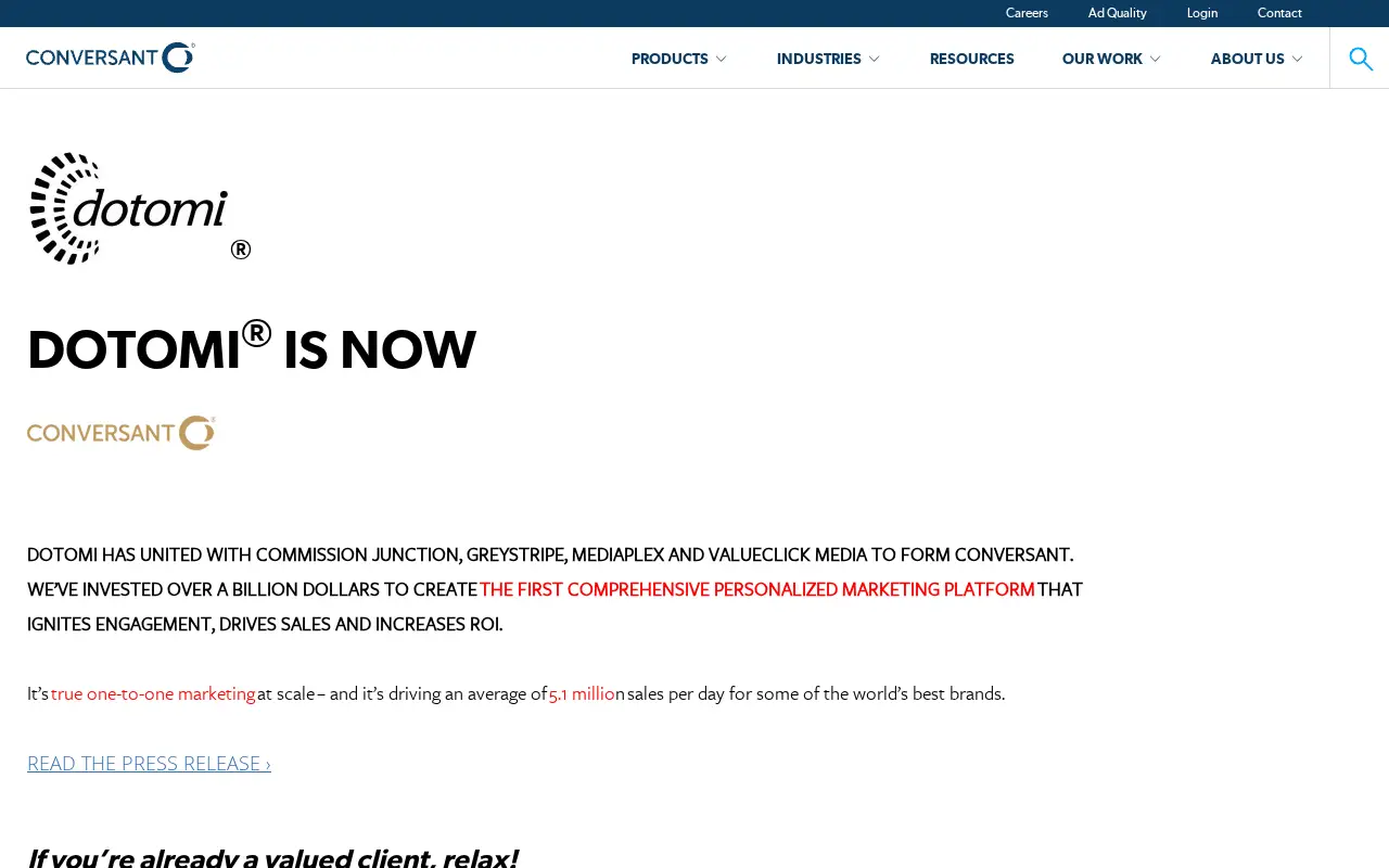 dotomi.com in 2019