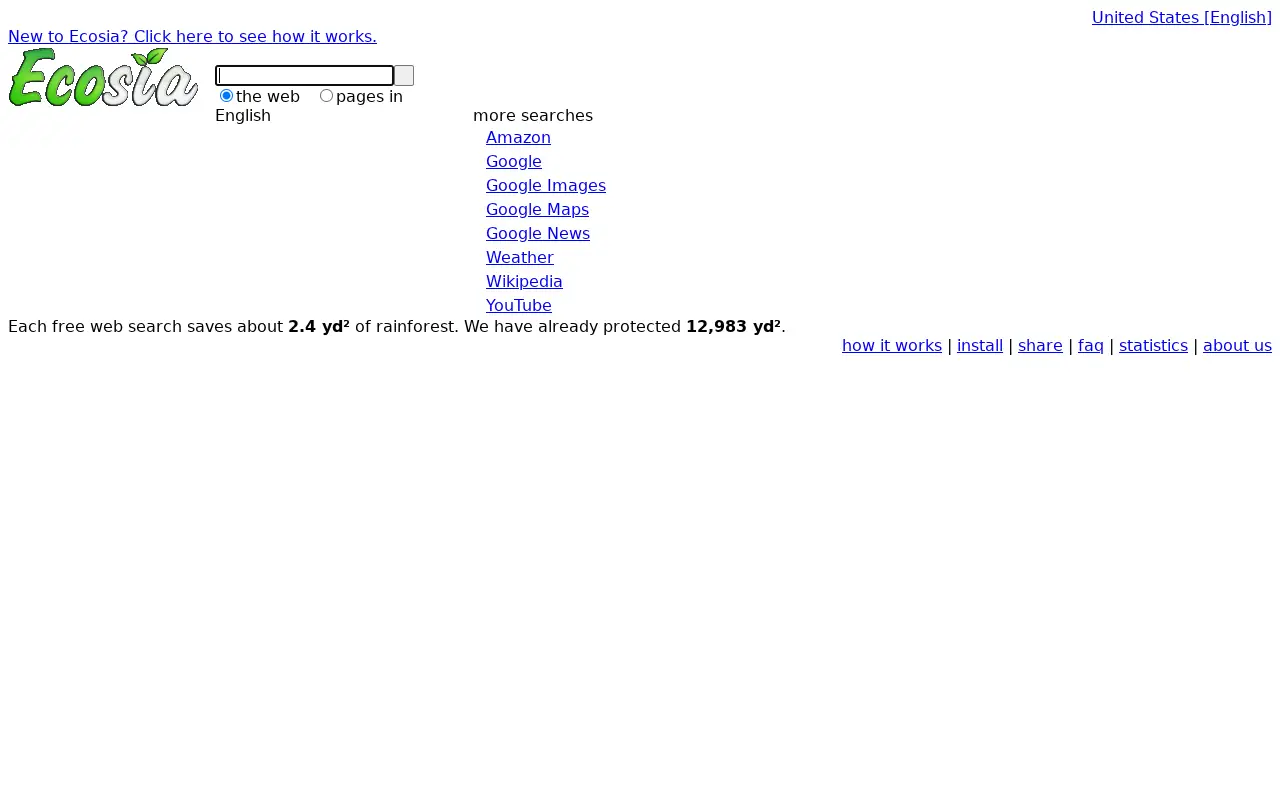 ecosia.org in 2009
