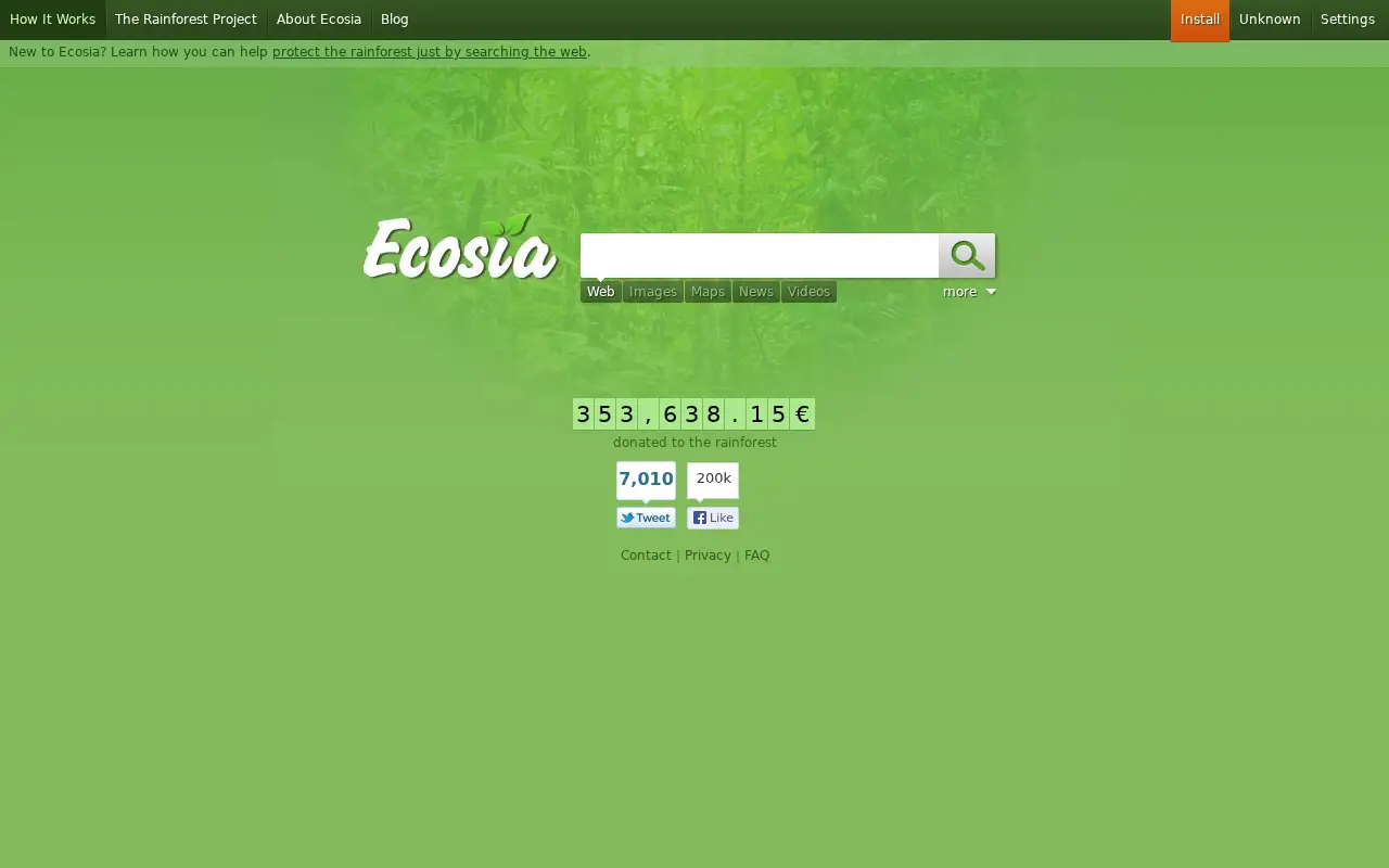 ecosia.org in 2011