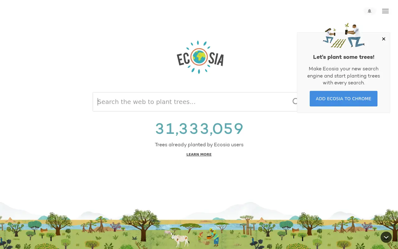 ecosia.org in 2018