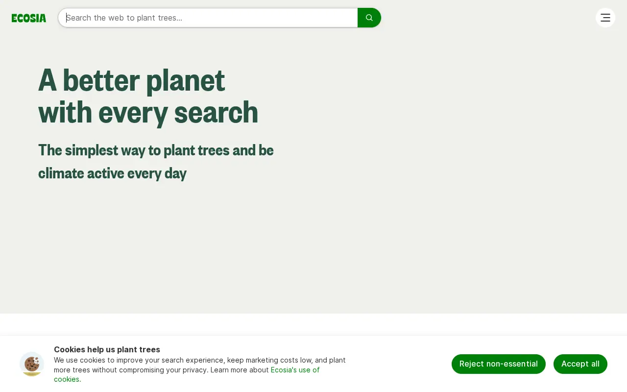 ecosia.org in 2022