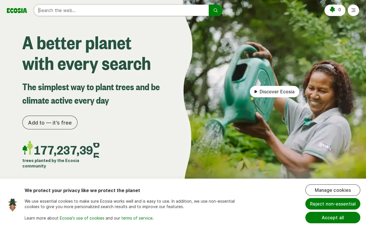 ecosia.org in 2023