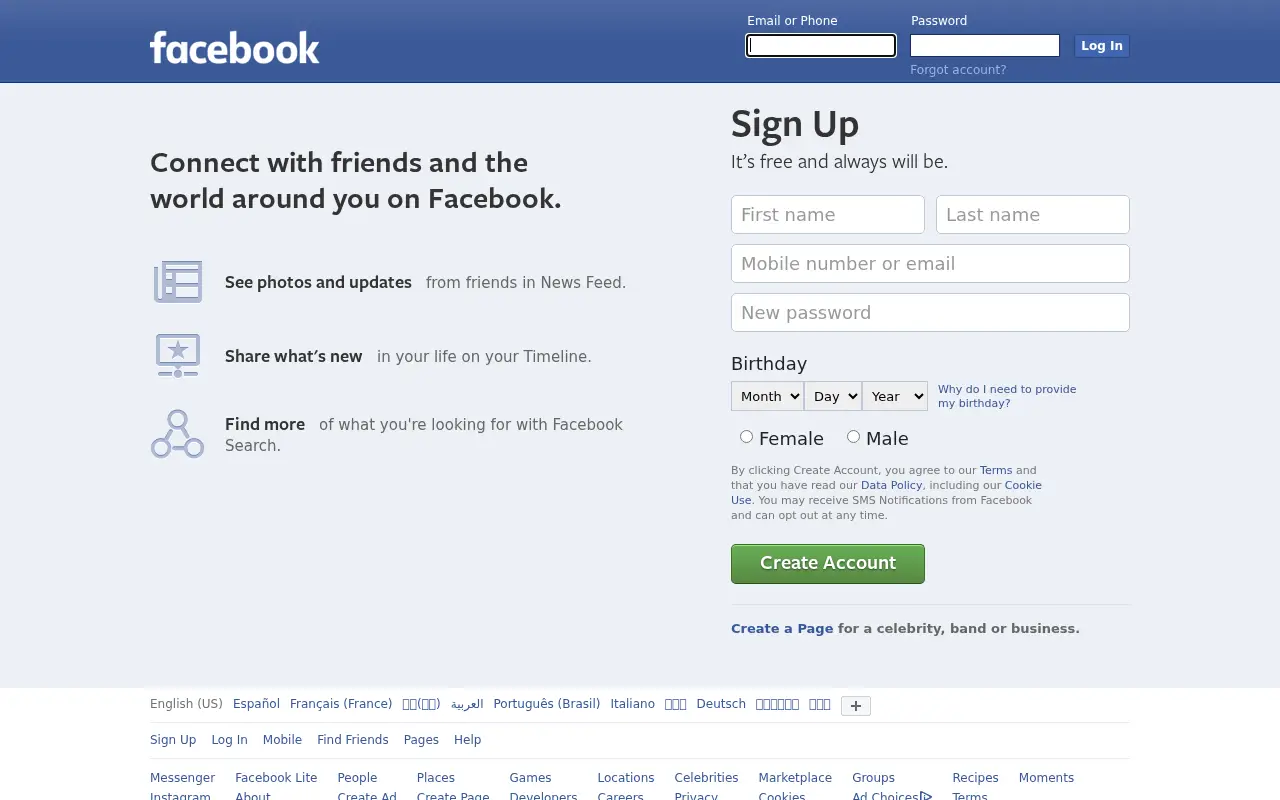 fb.com in 2017