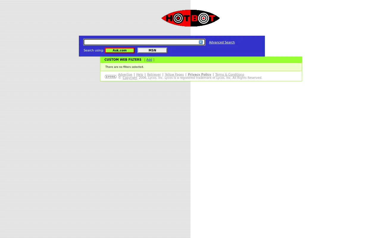 hotbot.com in 2007