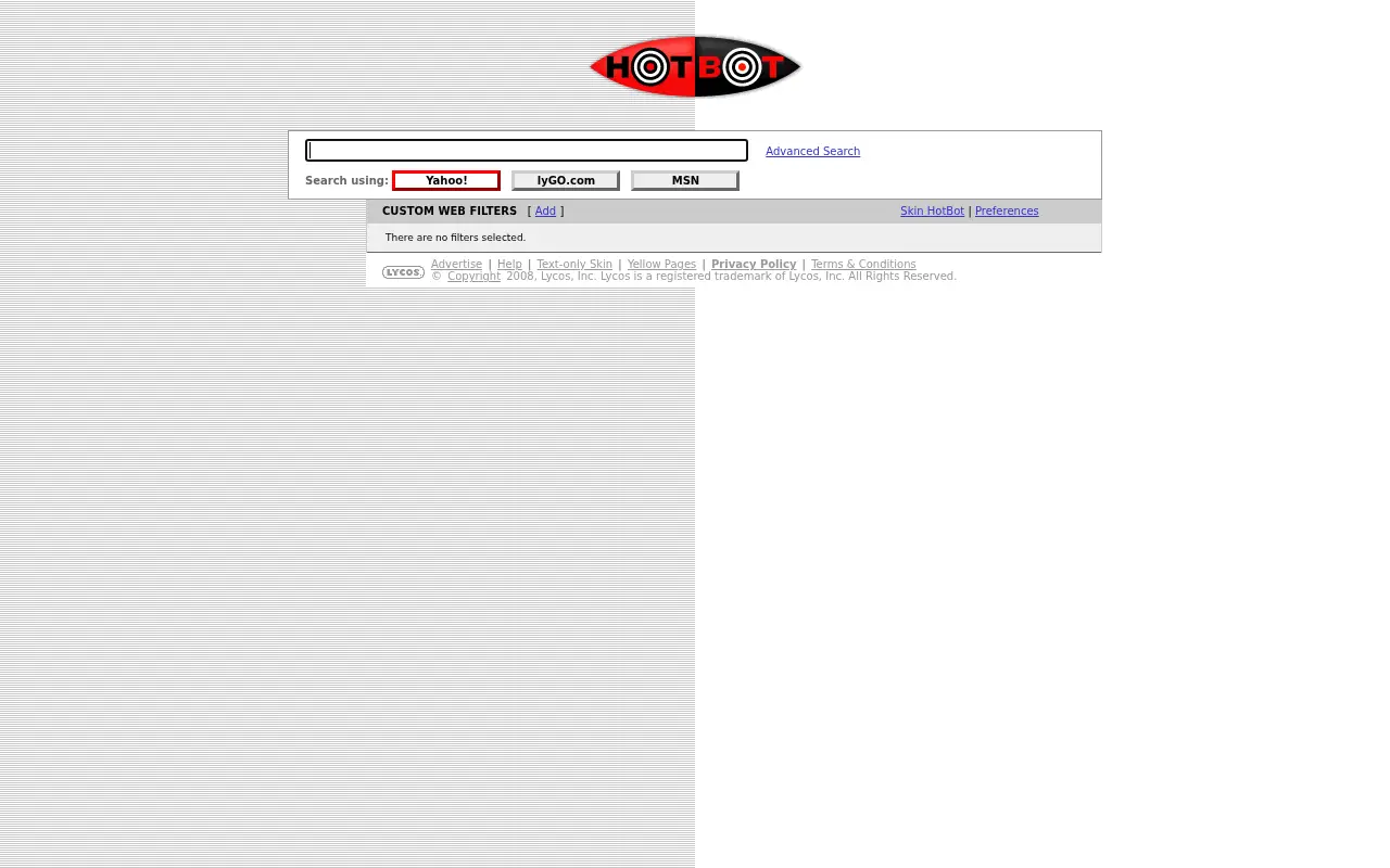 hotbot.com in 2008