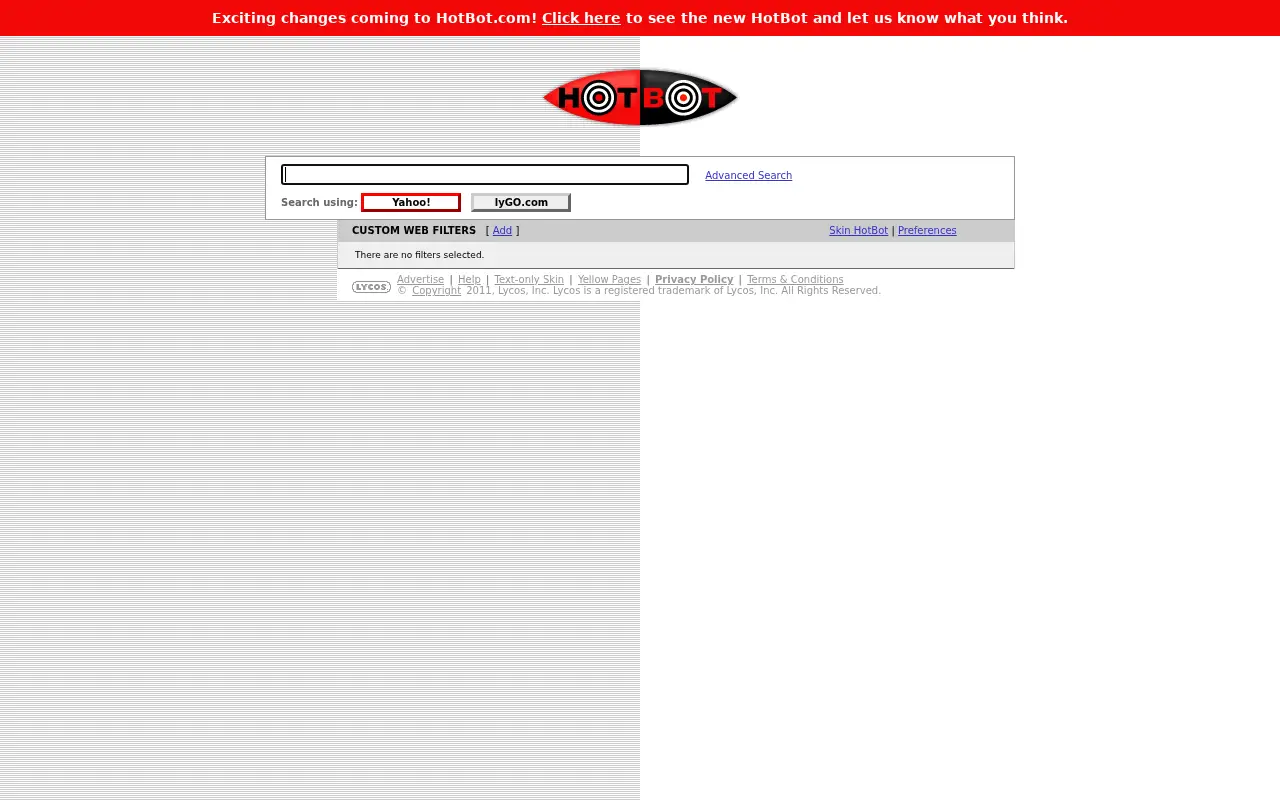 hotbot.com in 2011