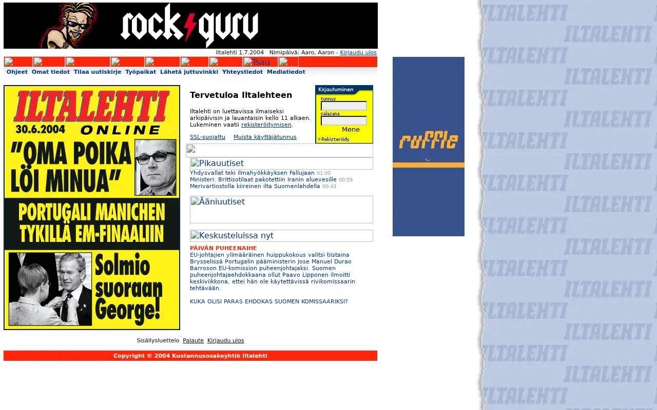iltalehti.fi in 2004