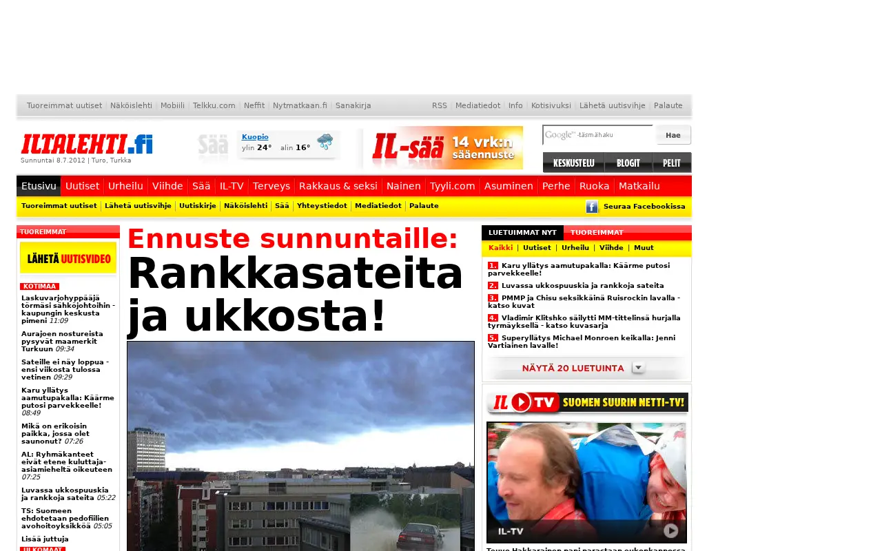 iltalehti.fi in 2012
