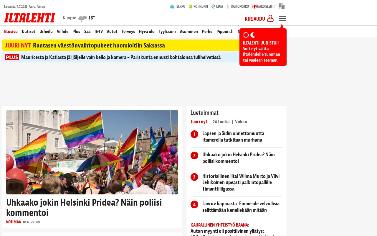iltalehti.fi in 2023