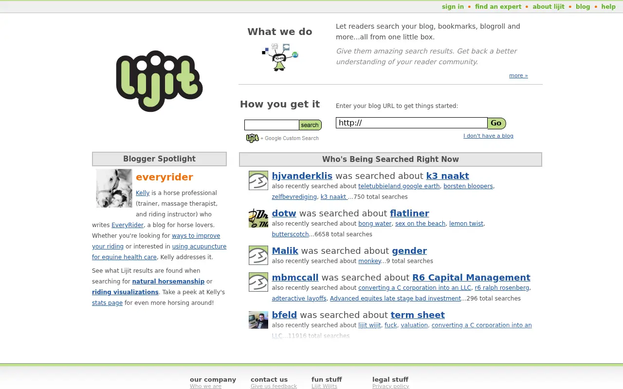 lijit.com on June 30, 2007