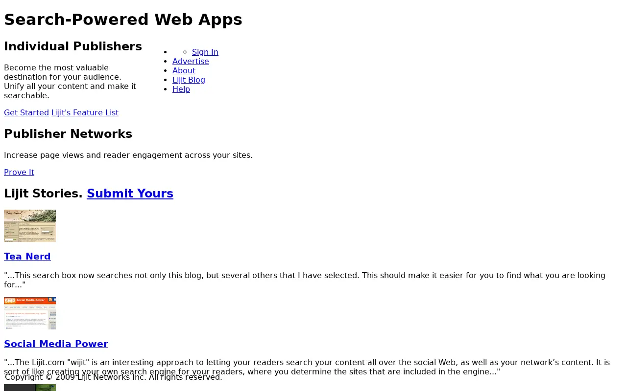 lijit.com on July 7, 2009