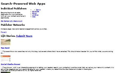 lijit.com in 2009
