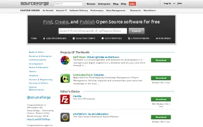 sourceforge.net in 2014