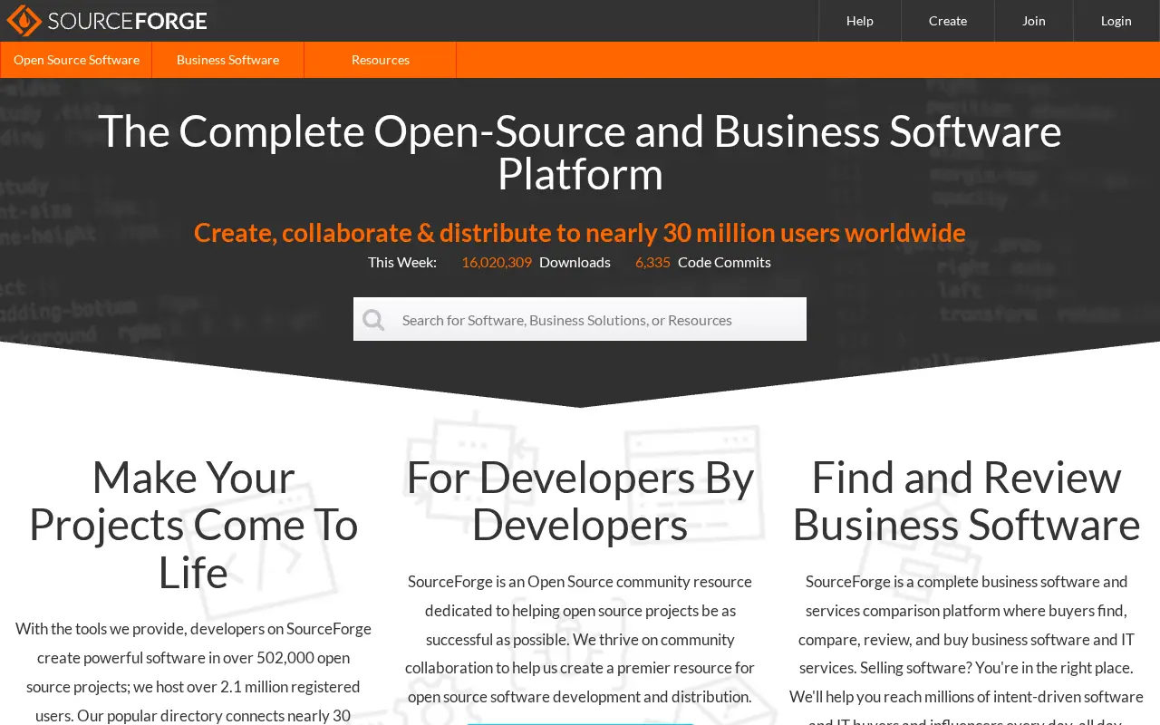 sourceforge.net in 2022